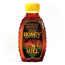 Honey African Bronze Wild Woodland Organic 500 g
