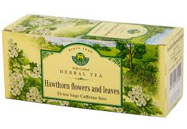 Hawthorn Flowers and Leaves Tea Wild-Crafted Herbaria 25 tb,  50 g