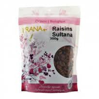Sultana Raisins Organic 6x300g